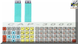 Пленочная клавиатура - аналог компьютерной,  пуклевки не имеет